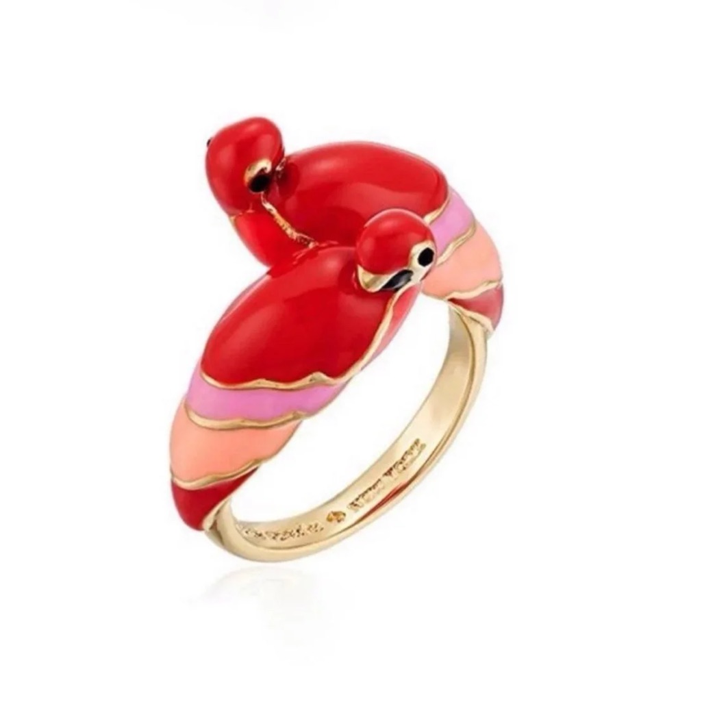 $78 Kate Spade Out Of The Office Parrot Ring